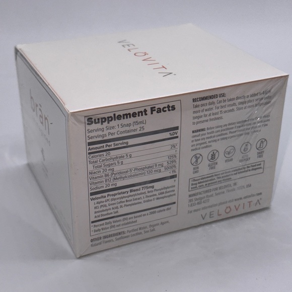 velovita Other Velovita Reimagined Chocolate Sea Salt 25 Snaps New